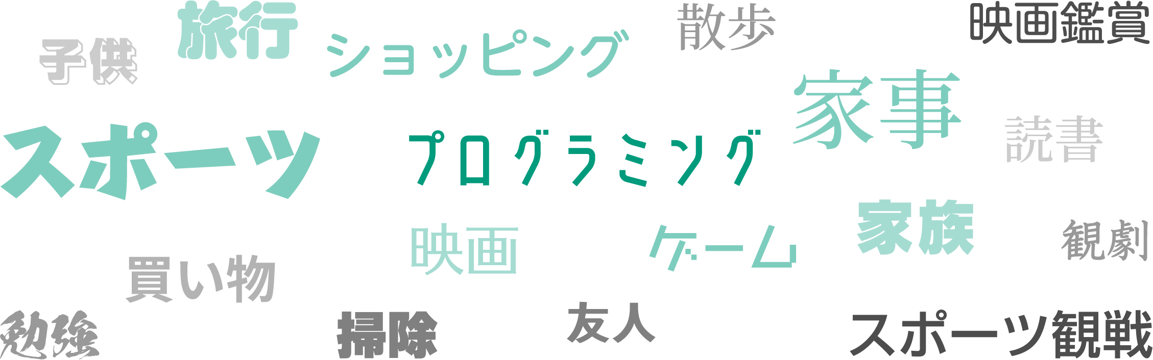 休日の過ごし方